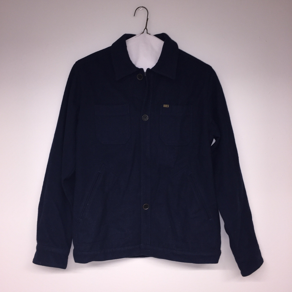 Timberland Wool Chore Coat, Navy Blue Small
